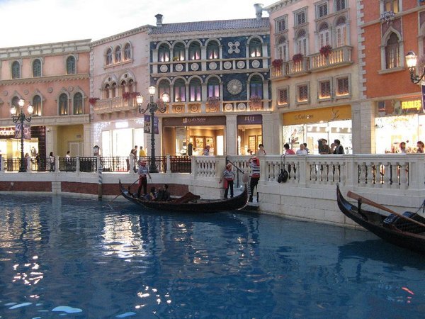 canal in shopping street