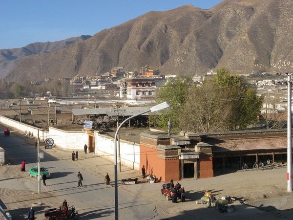 View over the Tibetan old town