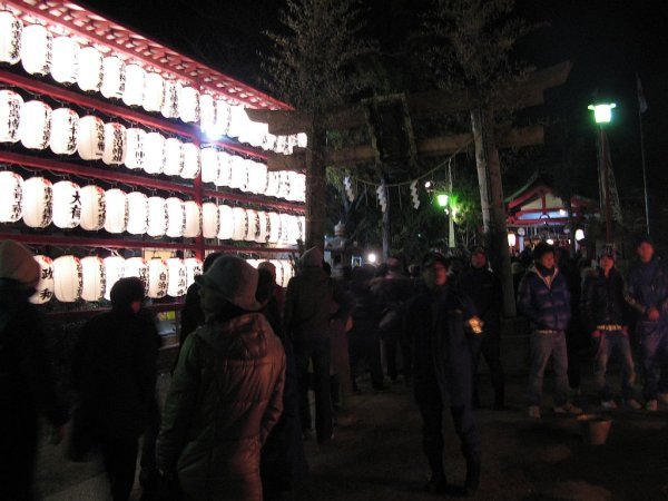 Entrance of 2nd shrine with traditional lanterns