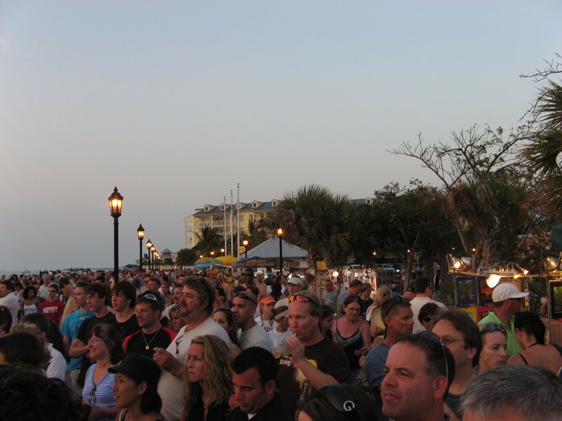 Sunset Crowd in Key West