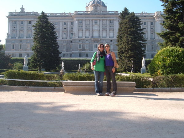 Me and Kelsie at the Palacio Real