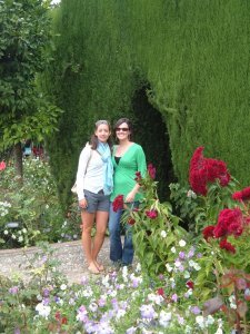 Kelsey and me in the gardens