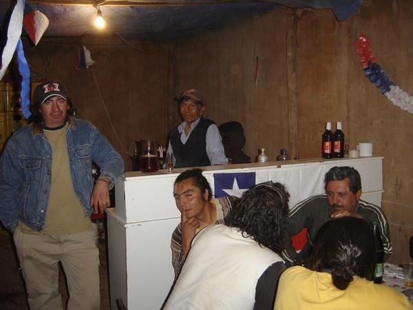 Chicha session with the locals