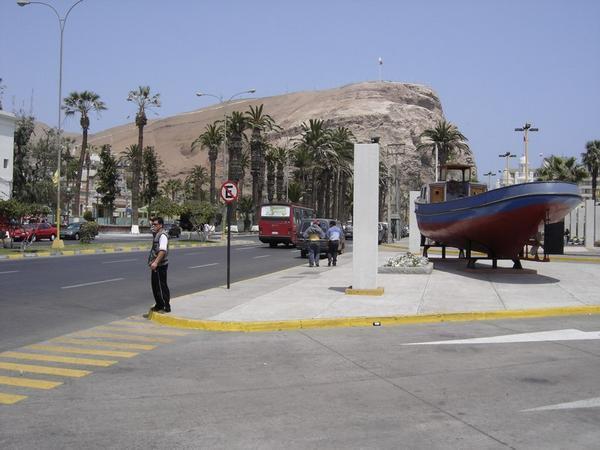 Arica by the docks