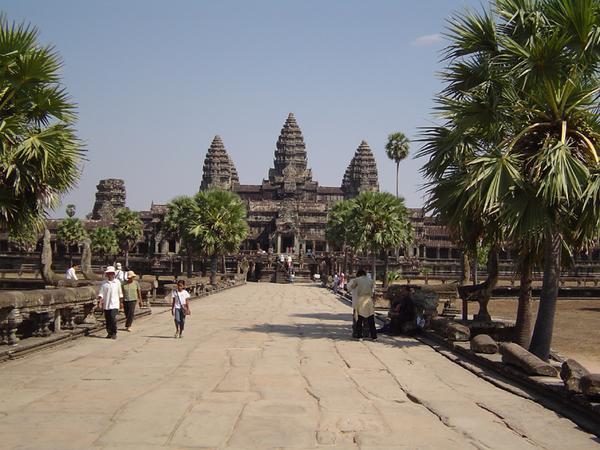 The famous Angkor Wat