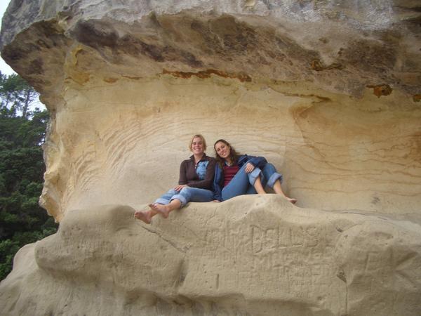 M and L at Cathedral Cove