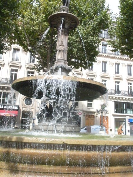 Fountain near the Louvre