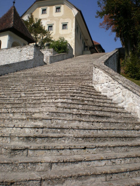 Bled - Island Church Stairs