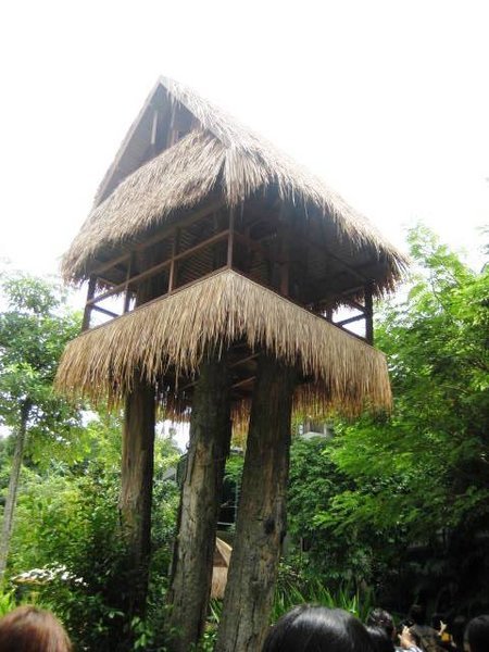 Bamboo Hut Up There Photo