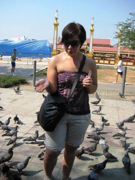 Anniina and the birds