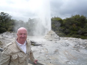 Terry at Lady Knox Geyser 