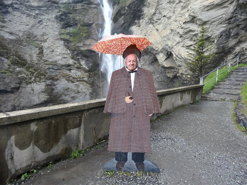 Sherlock at the Waterfall