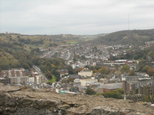 view from Dover castle