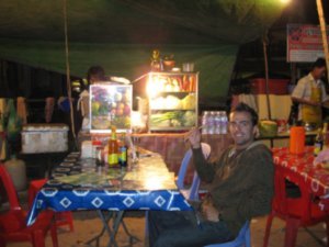our favorite dinner spot in Siem Reap