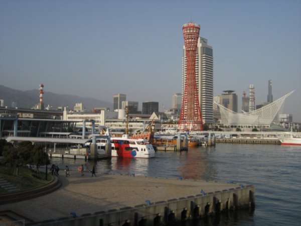 Hamnen i Kobe.