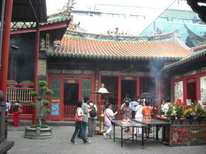 Inside Longshan Temple