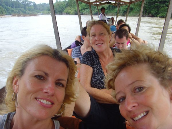 Leaving the jungle by longtail boat....ahhhh the relaxation of!