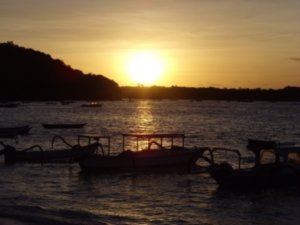 Sunset Nusa Lemboggan
