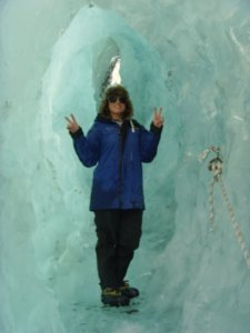 Amazing glacier cave