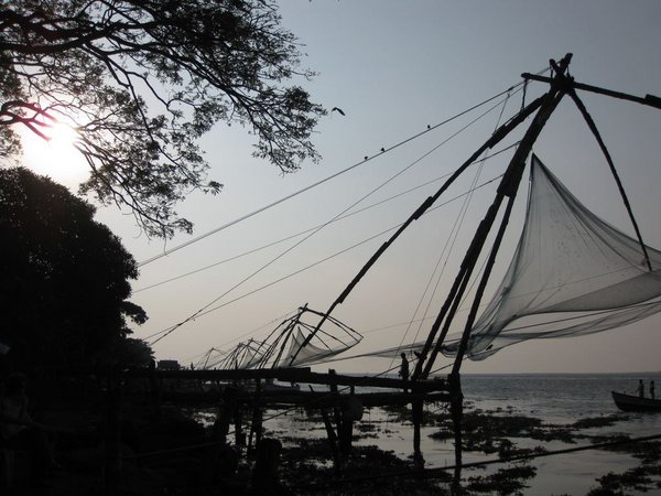 Fishing nets in Fort Cochin