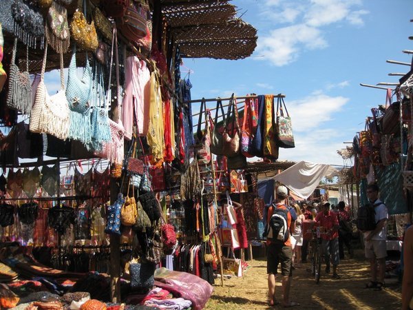 The weekly flea market at Anjua beach, Goa