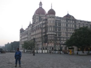 The battle scarred Taj hotel