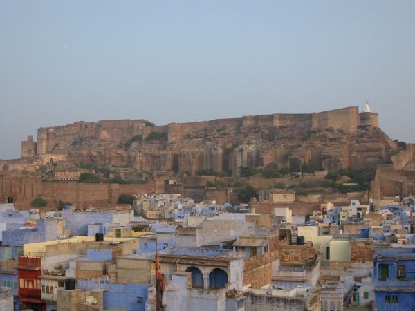 Jodhpur fort and the city below