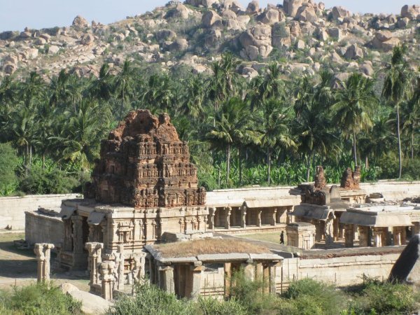 View of temple complex
