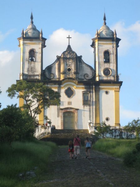 Hilltop church in Ouro Preto