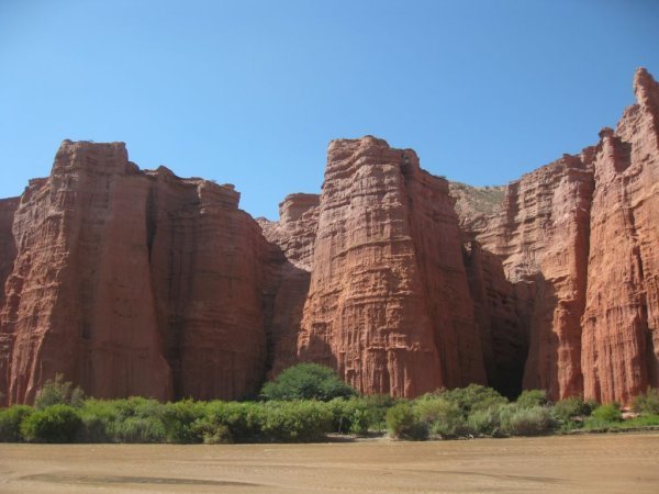 Rock formations at Quebrada de Cafayate