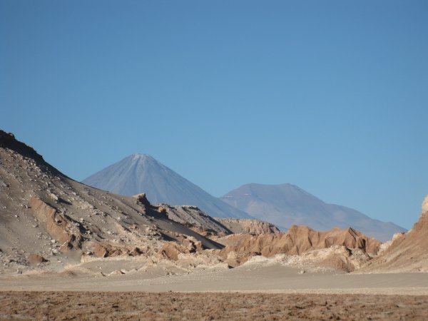 Moon valley in the Atacama desert