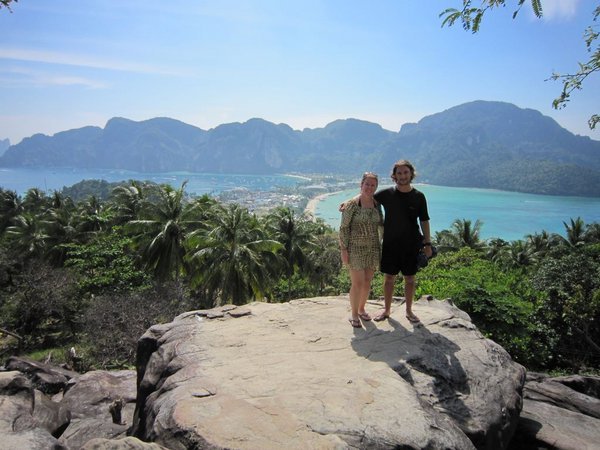 The look out point on Koh Phi Phi