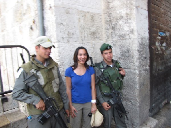 Me with Israeli soldiers