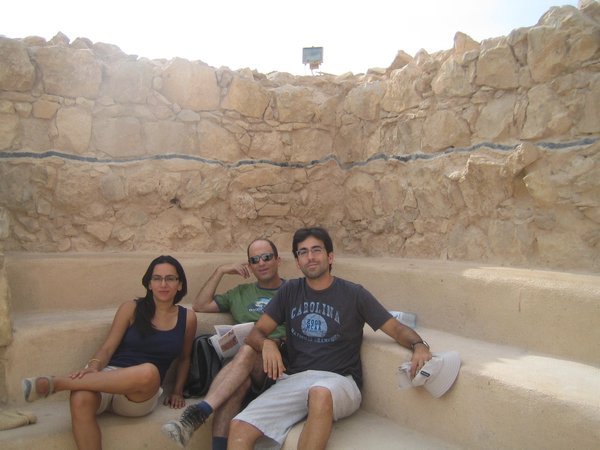 Masada break with Yaaniv....