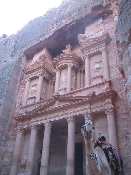 The Treasury with camel
