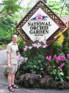 Michael at Orchid Garden