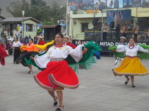 Dancers at the Mitad Del Mundo