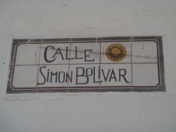 Cuenca, Road Sign