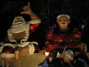 Santa claus en zijn vrouw