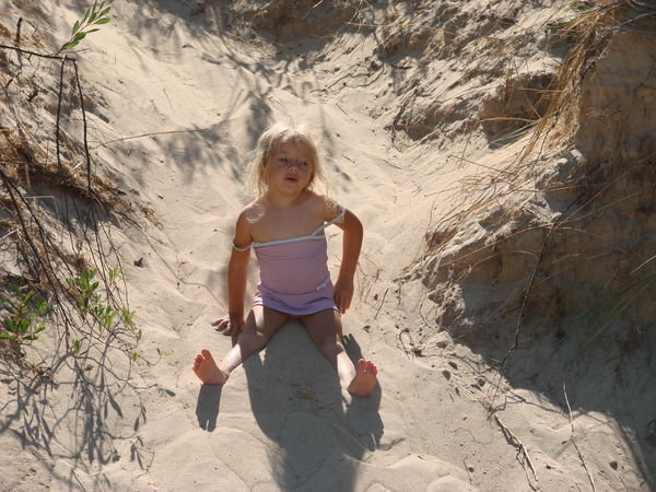 Destorying a sand dune, but having fun