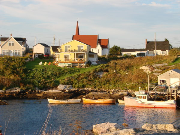 the Village of Peggy's cove