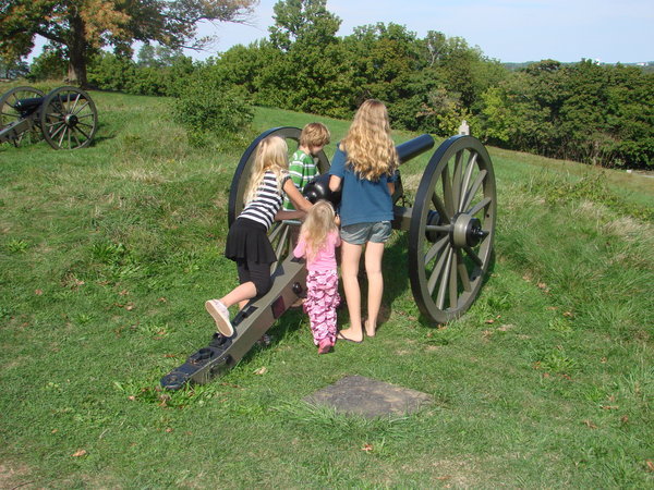checking out the cannon