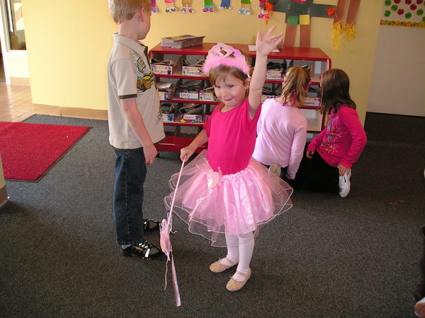 Hannah as a fairy princess!