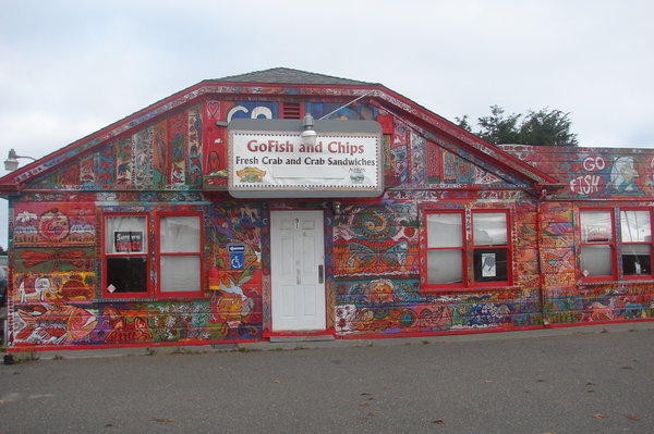 A funky crab shack in Eureka