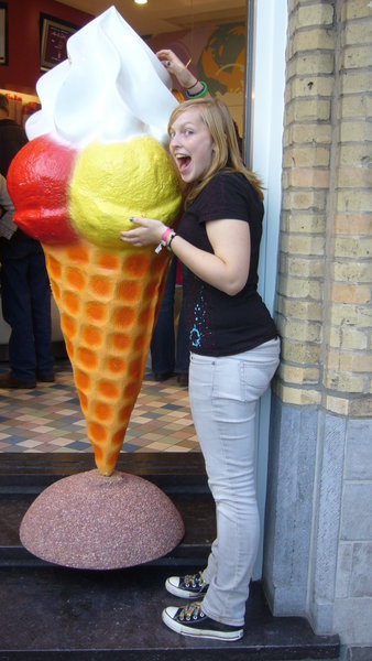 Belgium ice cream...
