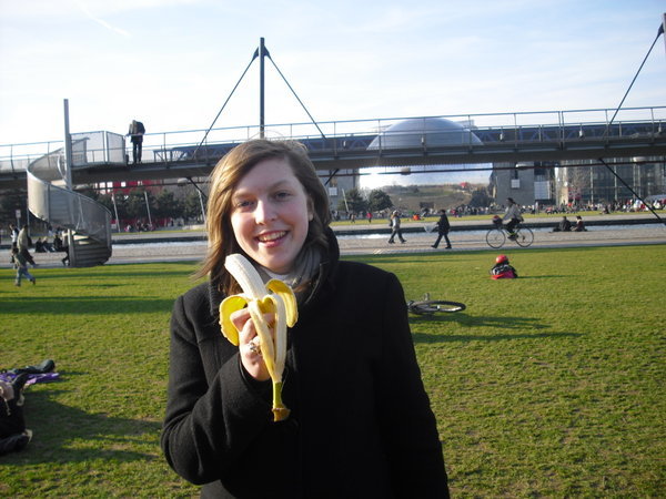 First banana in PARIS haha