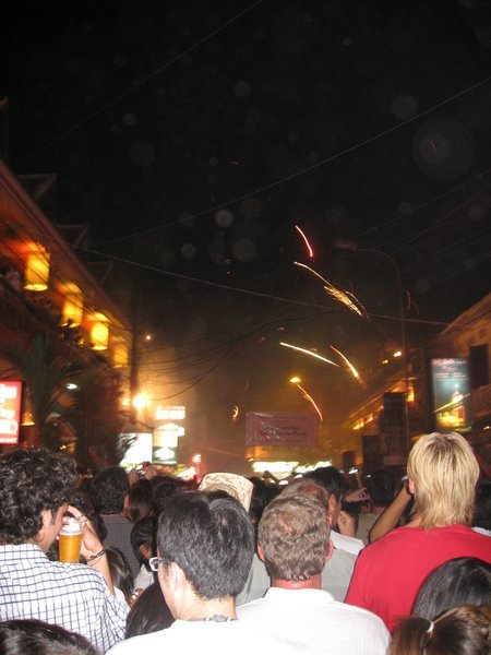 Fireworks At Midnight... Not Exactly Rio De Janeiro..