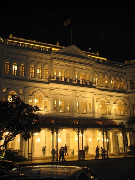 The Famous Raffles Hotel. Even Having A 'Singapore Sling' In There Was Too Expensive For Us