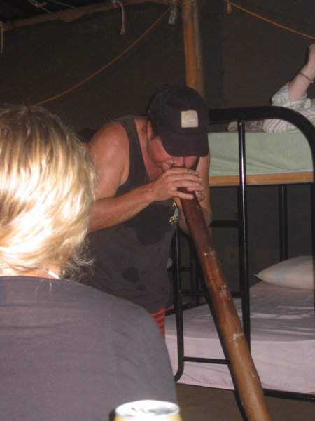 Our Tour Guide Playing The Didgeridoo, Which Sounded Terrible.