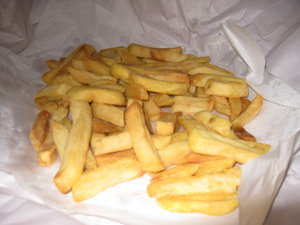 Yesterdays Cold Chips... We Really Weren't Coping Well With Having To Cook Our Own Meals